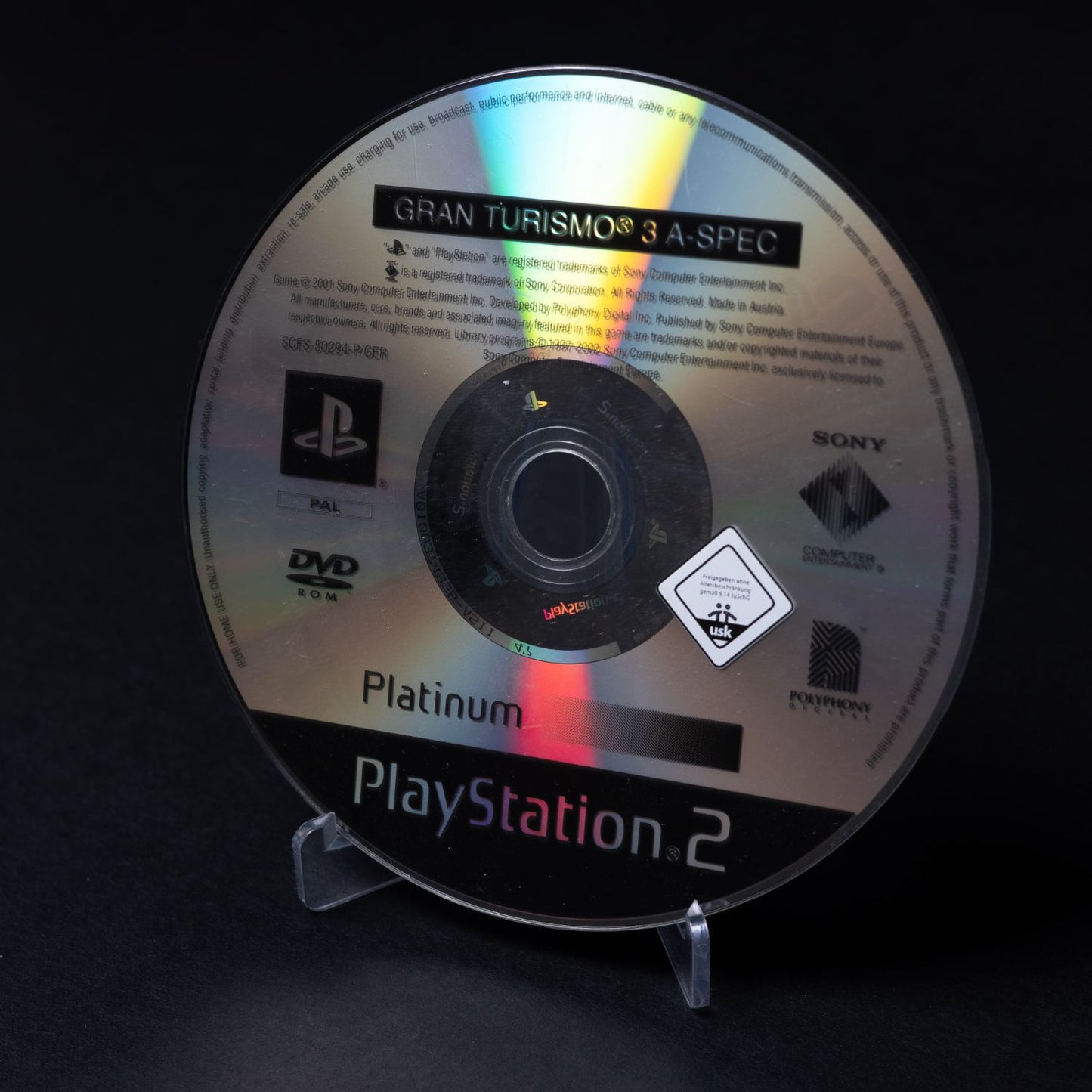 GT Gran Tourismo 3 A-Spec - Playsation 2 PS2 Platinum- CiB - PAL Deutsch