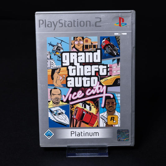 GTA Vice City - Playstation 2 PS2 Platinum - mit Poster - PAL - Zustand Gut