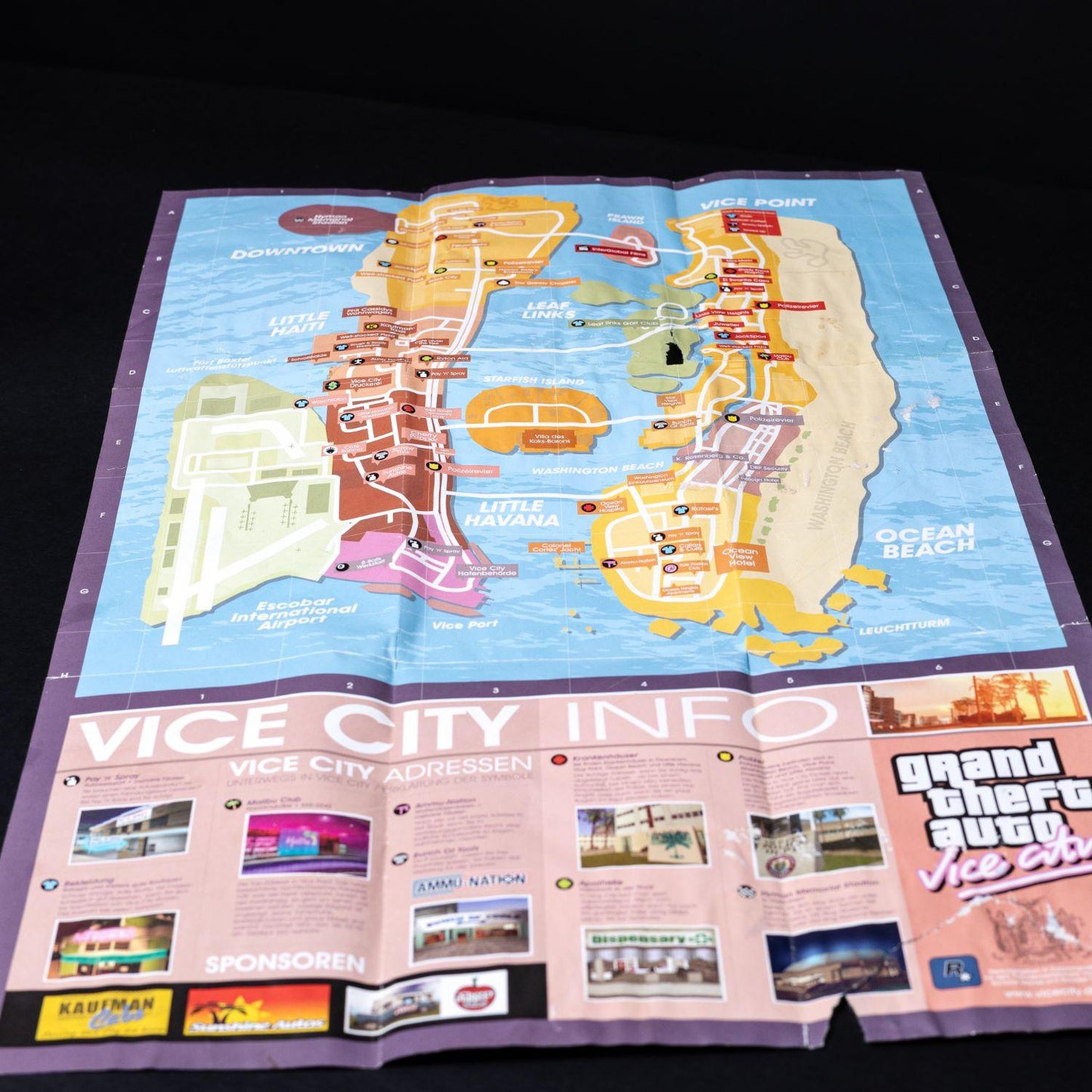 GTA Vice City - Playstation 2 PS2 Platinum - mit Poster - PAL - Zustand Gut