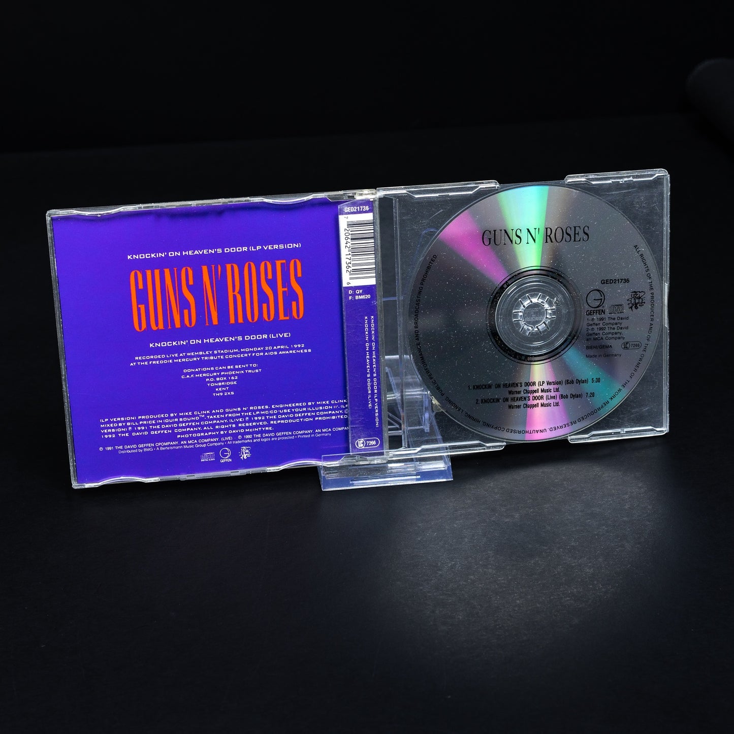 Guns N' Roses - Knockin' On Heaven's Door - CD - VG+/VG - Single - Gebraucht