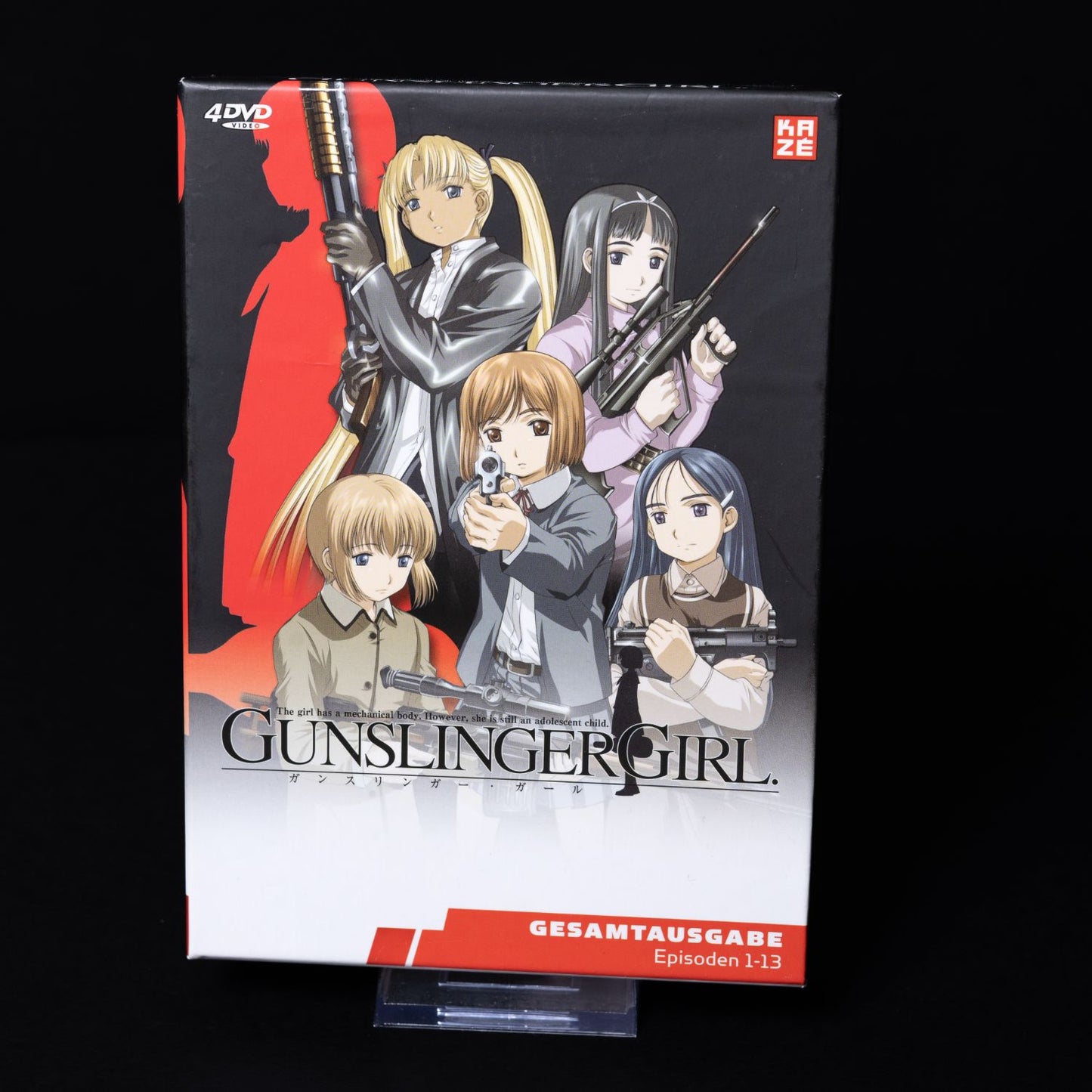 Gunslinger Girl - 4x DVD Box - Gesamtausgabe Episoden 1-13 - Deutsche Dub & Sub