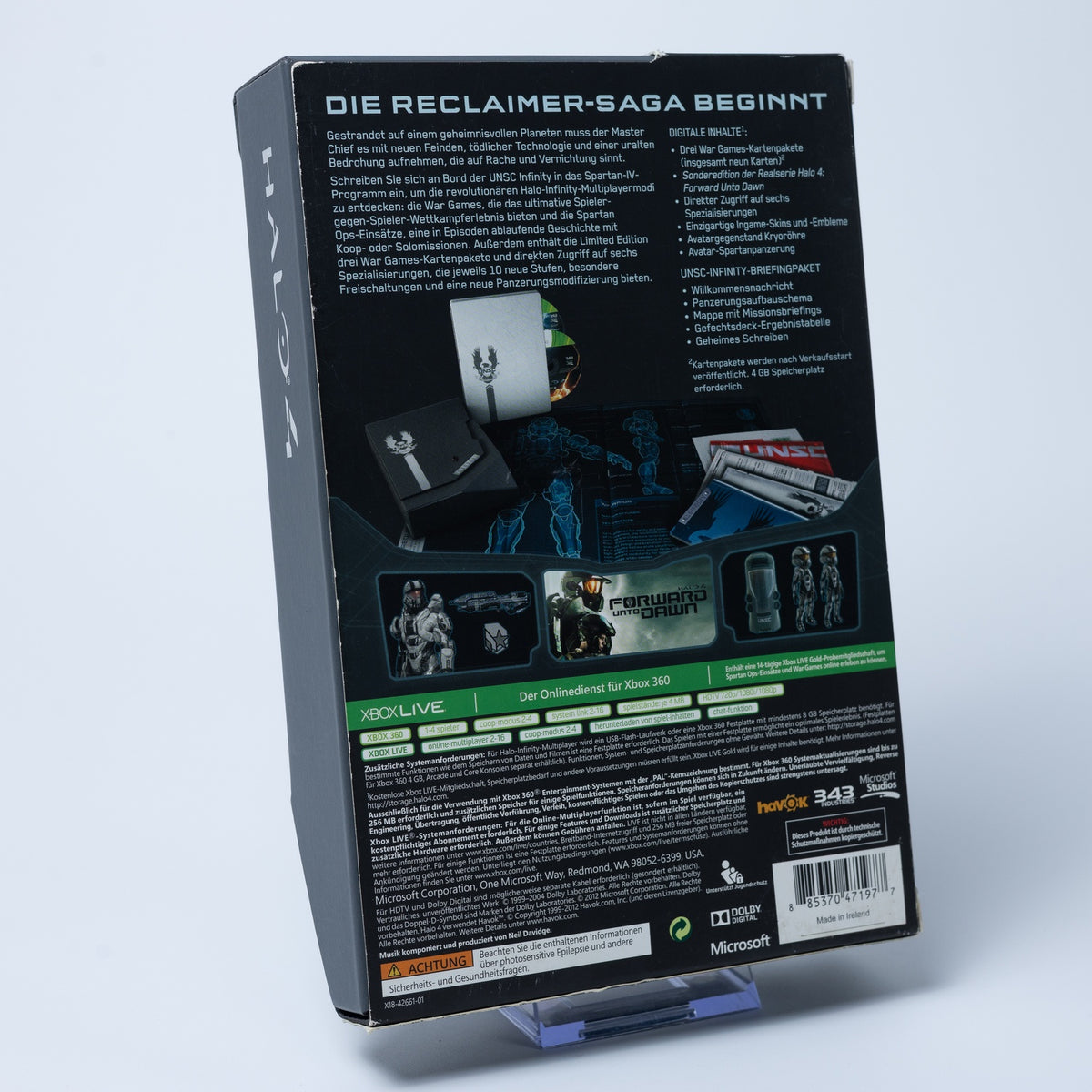 Halo 4 Limited Edition - XBOX 360 Spiel - CiB Komplett - PAL - Zustand Sehr Gut