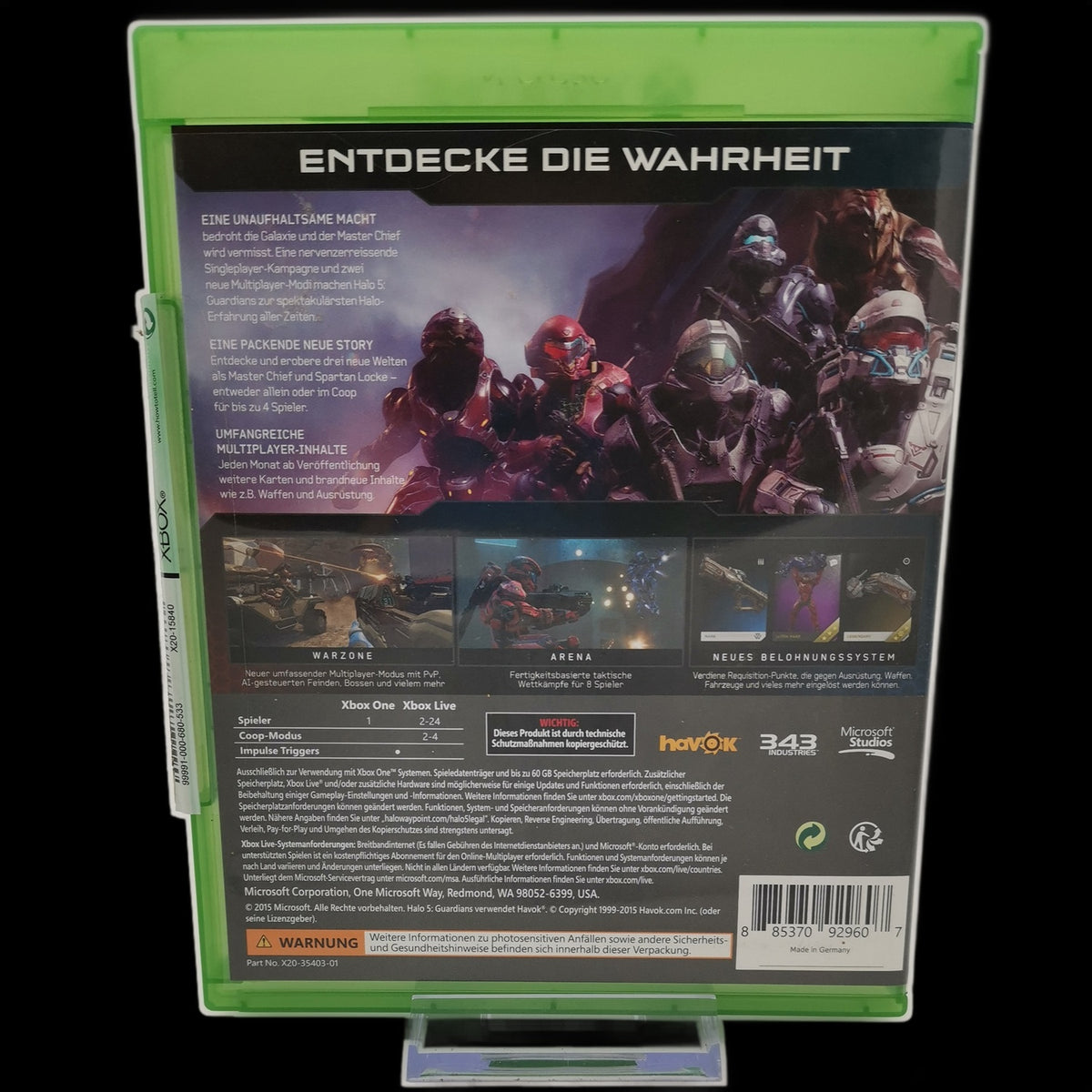 Halo 5: Guardians - Xbox One - CiB - PAL - deutsch - Shooter - Sehr gut