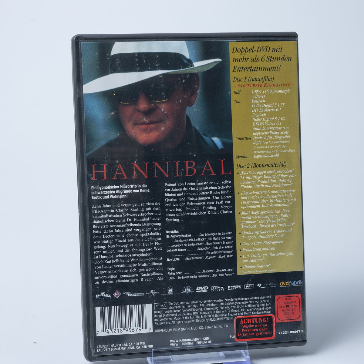 Hannibal - Hannibal Lecter - Deluxe Widescreen Edition - DVD - Film - Gebraucht