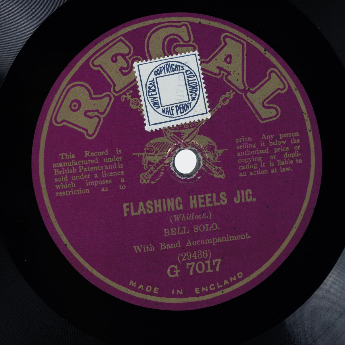 Happy Rastus Polka / Flashing Heels - Shellack Platte 1915 - NM