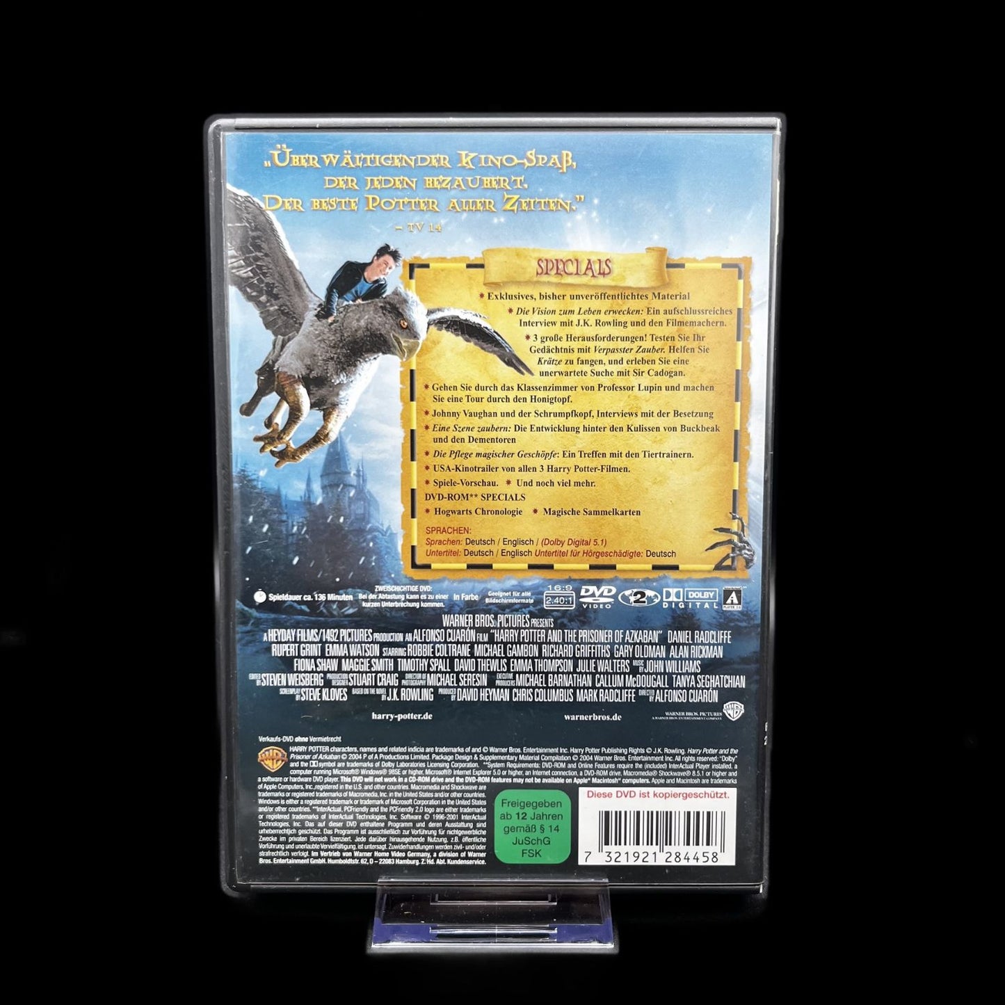 Harry Potter & Der Gefangene von Askaban - DVD - Warner Bros - Top Zustand