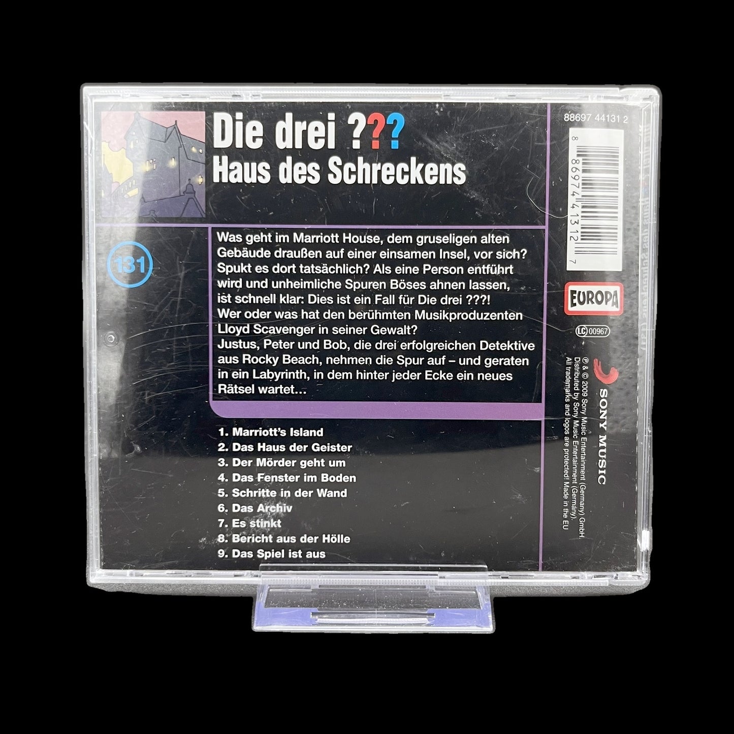 Haus des Schreckens - Robert Arthur - Hörspiel - CD - Die drei ??? - Gebraucht