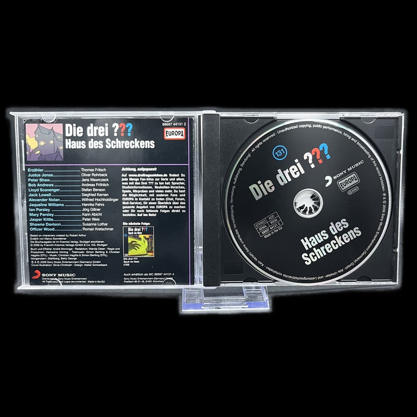 Haus des Schreckens - Robert Arthur - Hörspiel - CD - Die drei ??? - Gebraucht