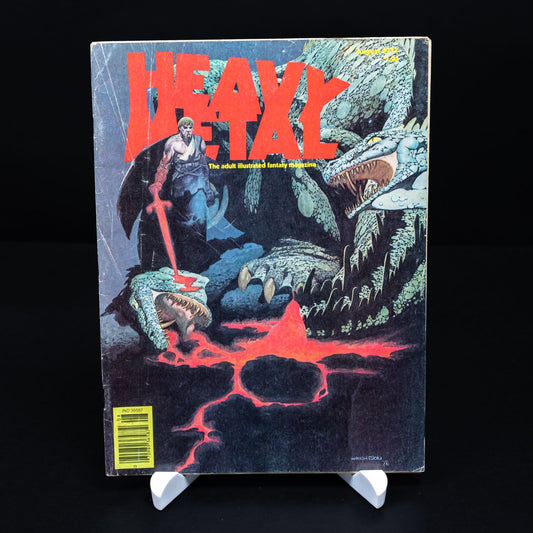 Heavy Metal - Vintage Comic / Fantasy Magazin - August 1977 - Zustand Z 2-3