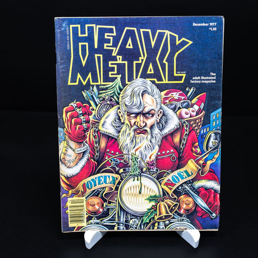 Heavy Metal - Vintage Comic / Fantasy Magazin - Dezember 1977 - Zustand Z 2-3