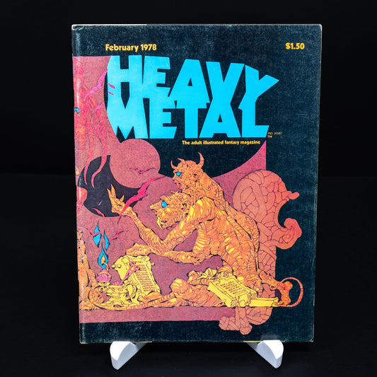 Heavy Metal - Vintage Comic / Fantasy Magazin - Februar 1978 - Zustand Z 2-3