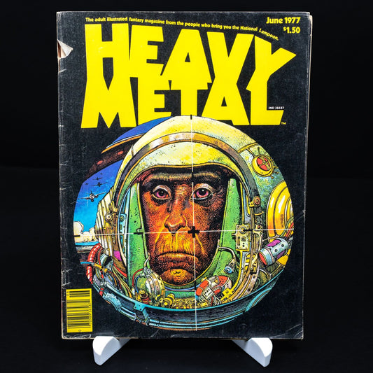 Heavy Metal - Vintage Comic / Fantasy Magazin - Juni 1977 - Zustand Z 3