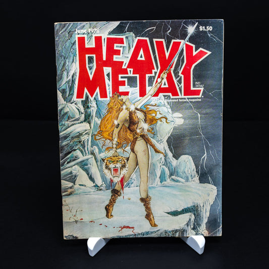 Heavy Metal - Vintage Comic / Fantasy Magazin - Juni 1978 - Zustand Z 2-3