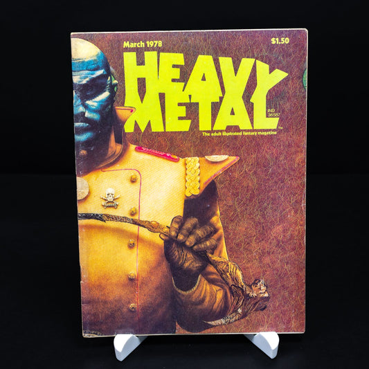 Heavy Metal - Vintage Comic / Fantasy Magazin - März 1978 - Zustand Z 2-3