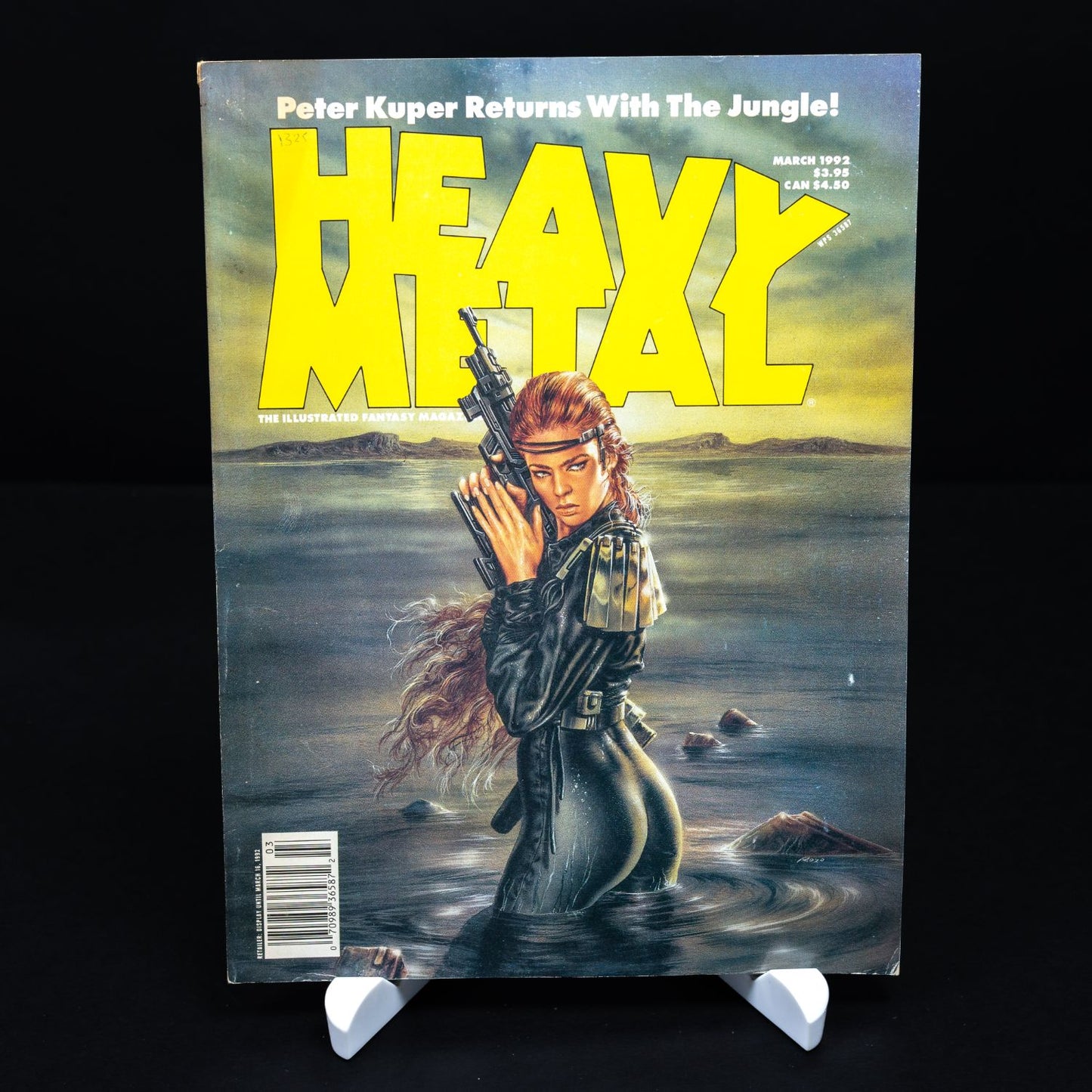 Heavy Metal - Vintage Comic / Fantasy Magazin - März 1992- Zustand Z 2-3