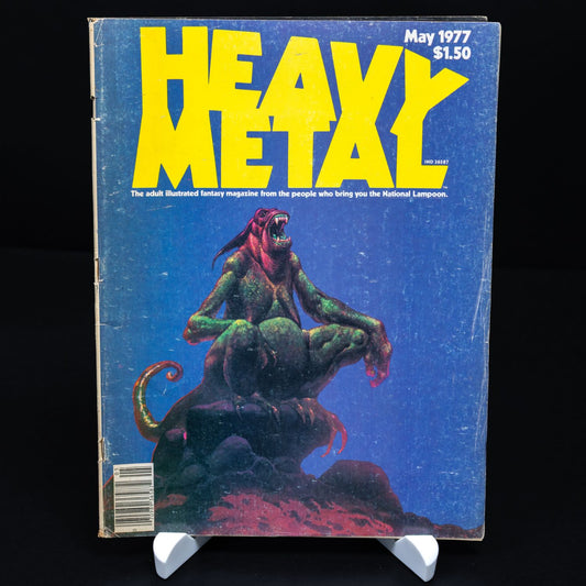 Heavy Metal - Vintage Comic / Fantasy Magazin - Mai 1977 - Zustand Z 3
