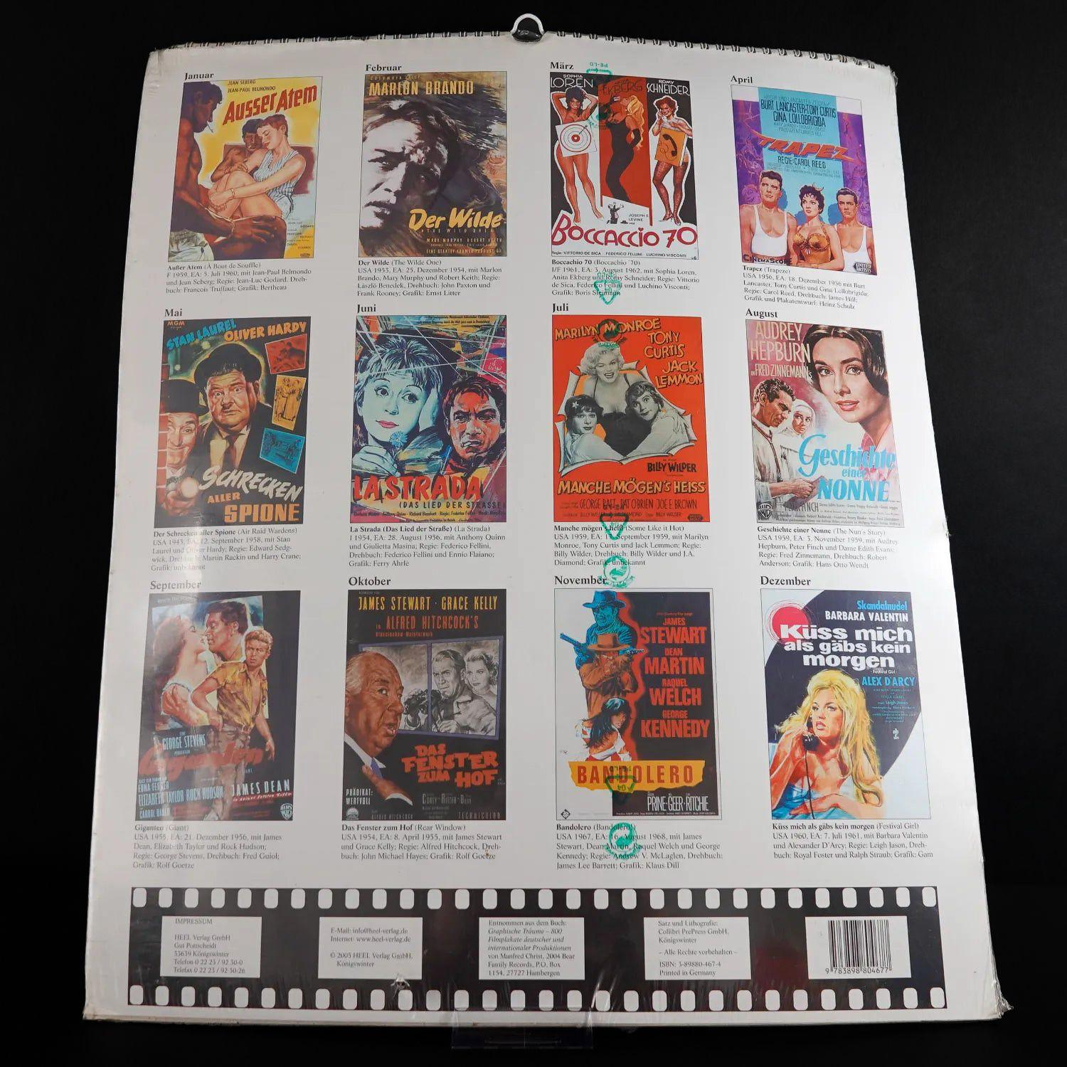 heel-jahreskalender-2006-12x-filmklassiker-wandkalender-neu-ovpsealed-2 - Utopia Collectibles