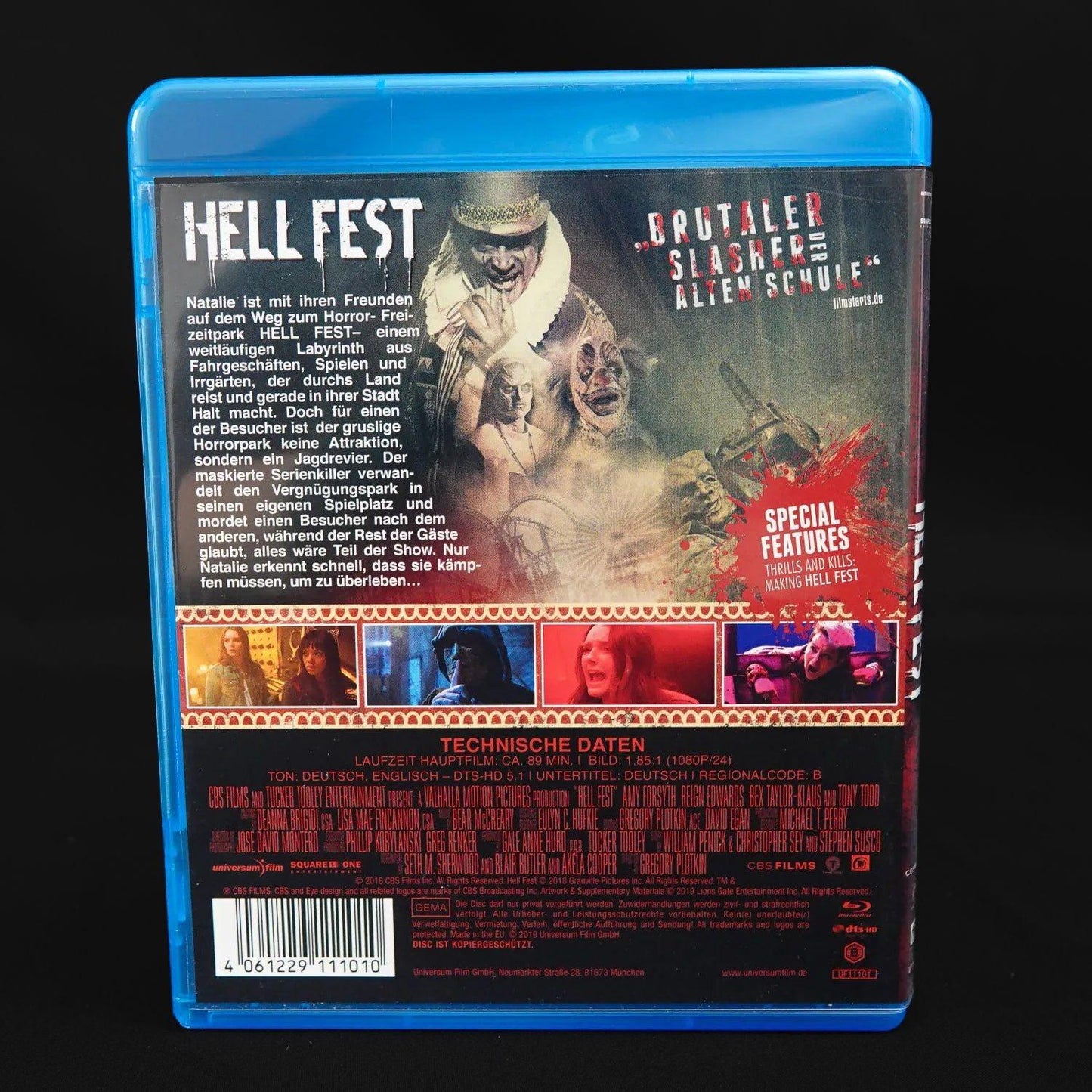 Hell Fest - Blue Ray - Deutsch