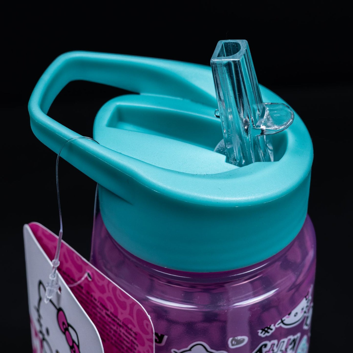 Hello Kitty - Kunststoff Trinkflasche - 700 ml - Rosa / Grün - INSTA CUTENESS