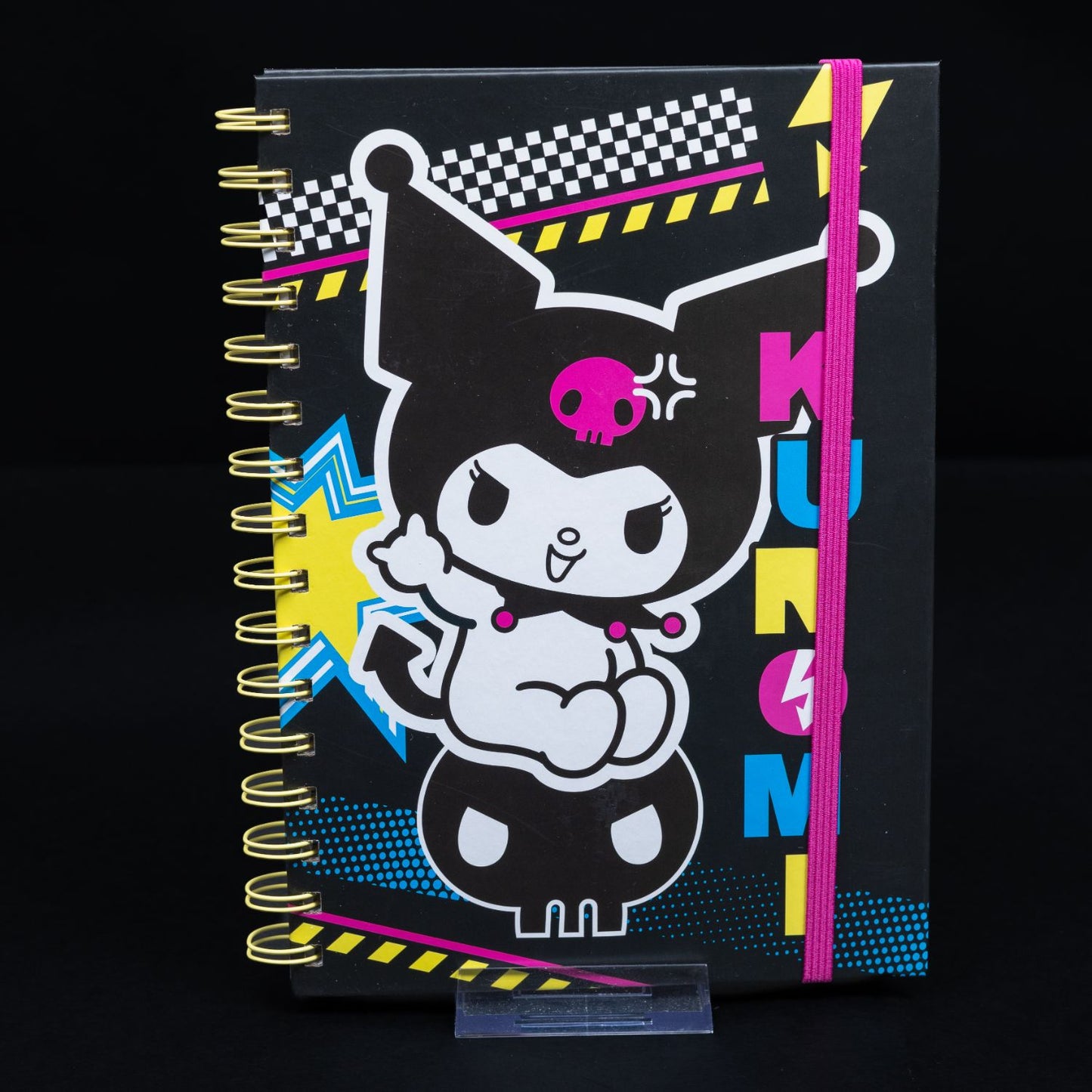 Hello Kitty / Kuromi Notiz-Block - CHEEKY BUT CHARMING - Ring-Buch - NEU