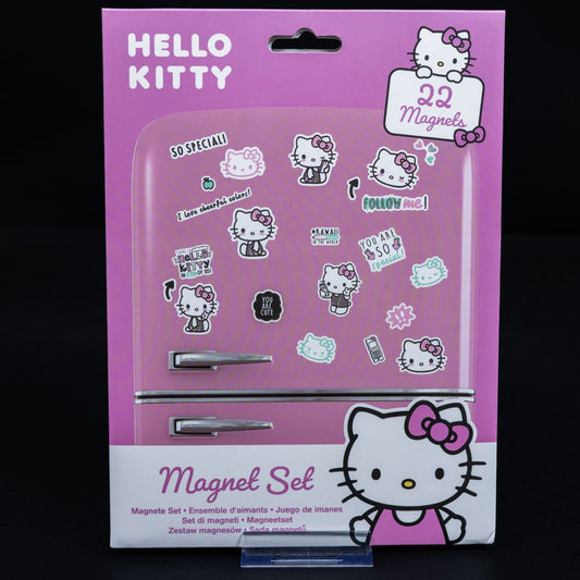 Hello Kitty Magnet Set - 22 Kühlschrank-Magnete - NEU