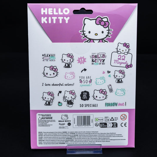 Hello Kitty Magnet Set - 22 Kühlschrank-Magnete - NEU