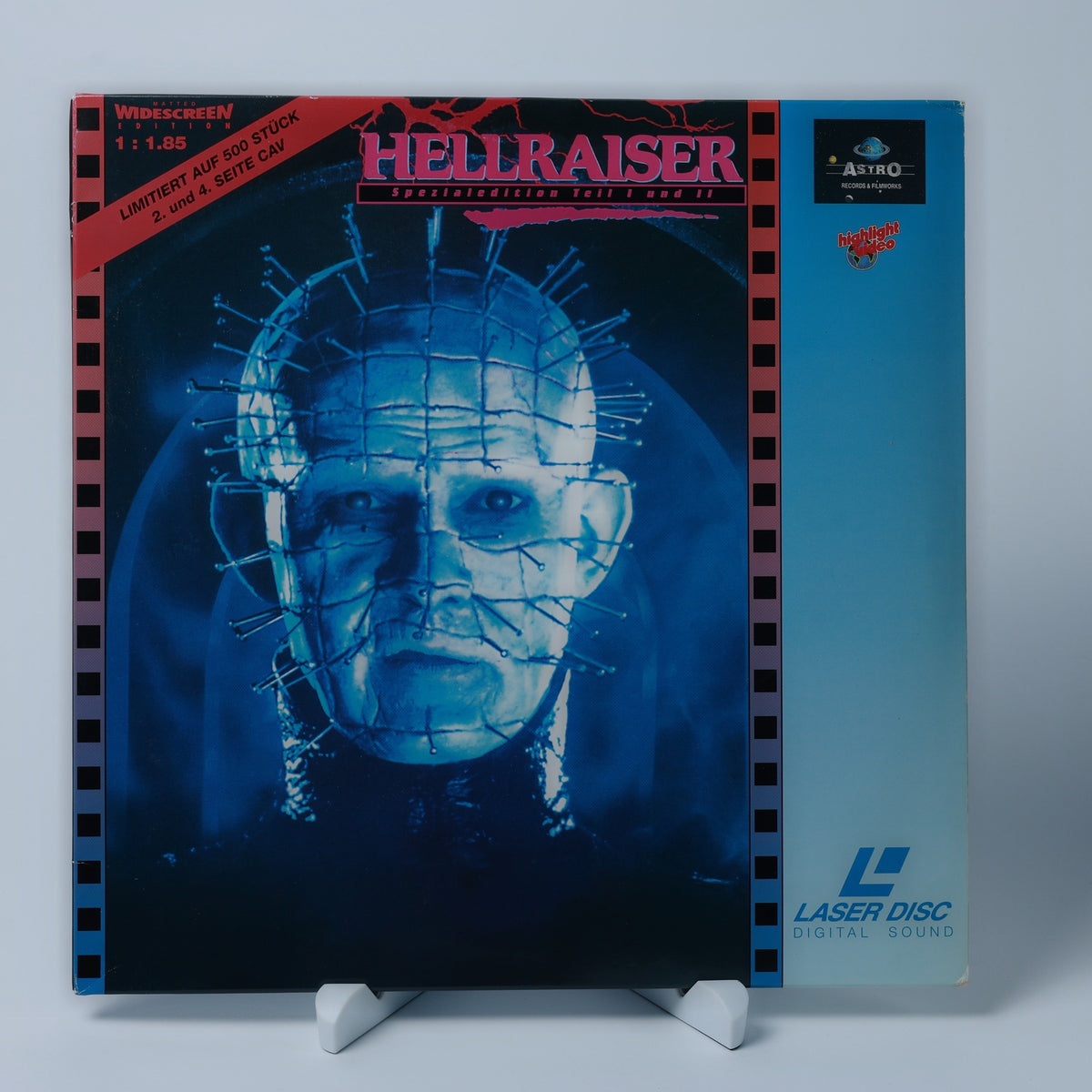 Hellraiser 1 & 2 - Limitierte Spezialedition - LaserDisc - Zustand Sehr Gut