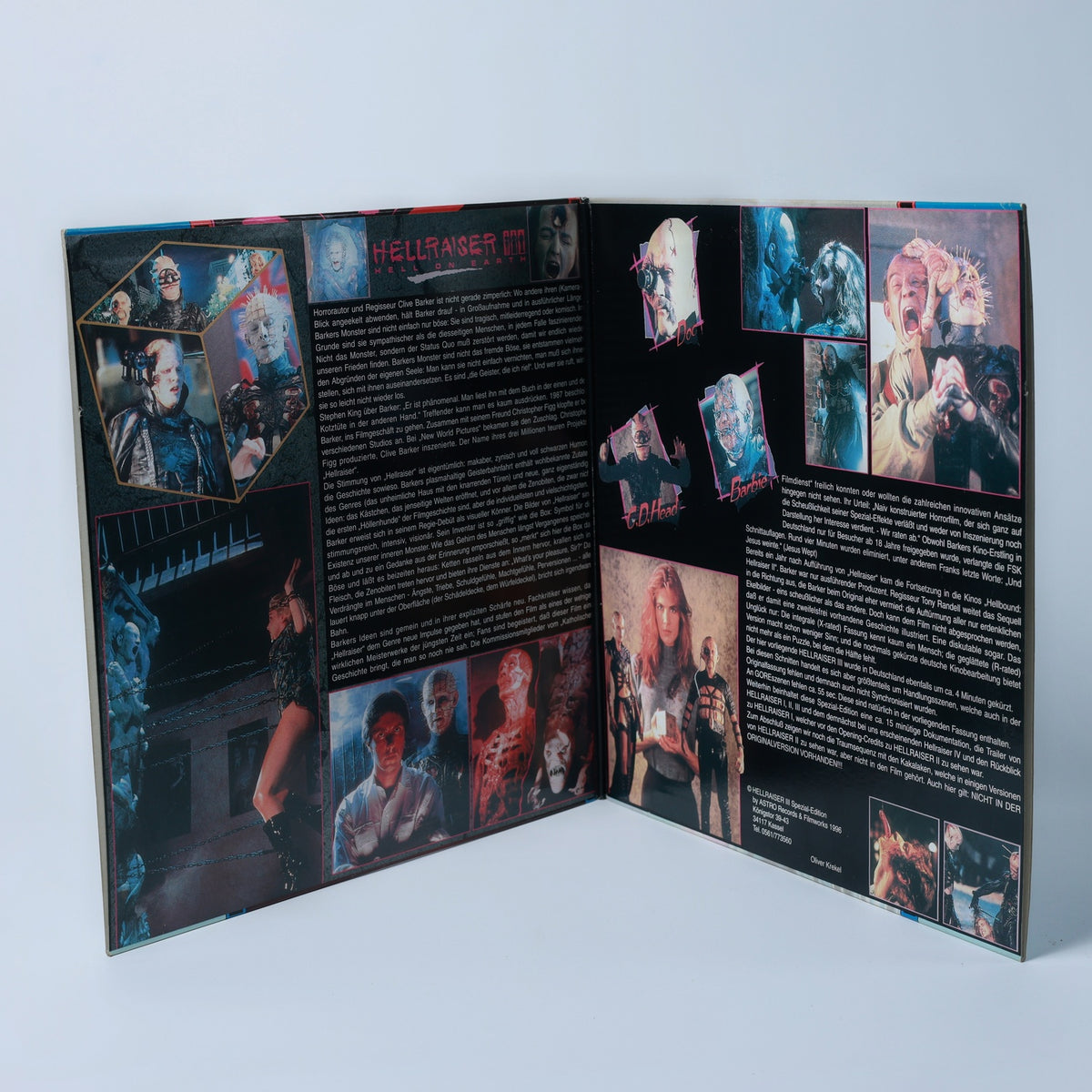 Hellraiser III - Hell on Earth - 1996 LaserDisc Limited Edition - Zustand Okay