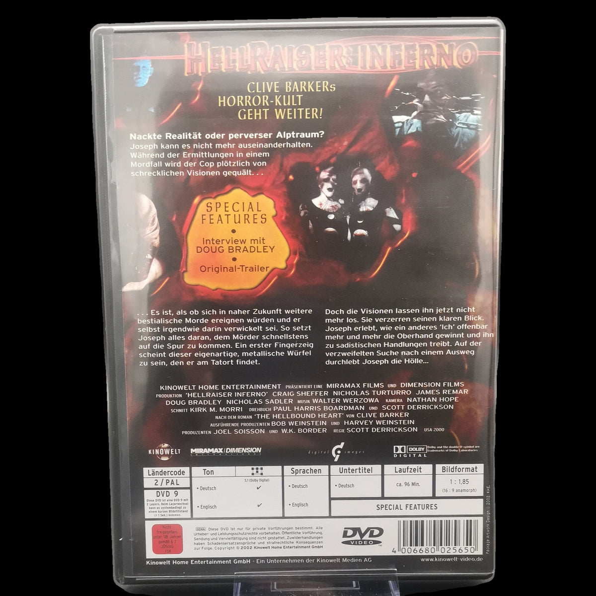 Hellraiser: Inferno - Hellraiser - Horror-Kult - Horror - DVD - Film - Gebraucht