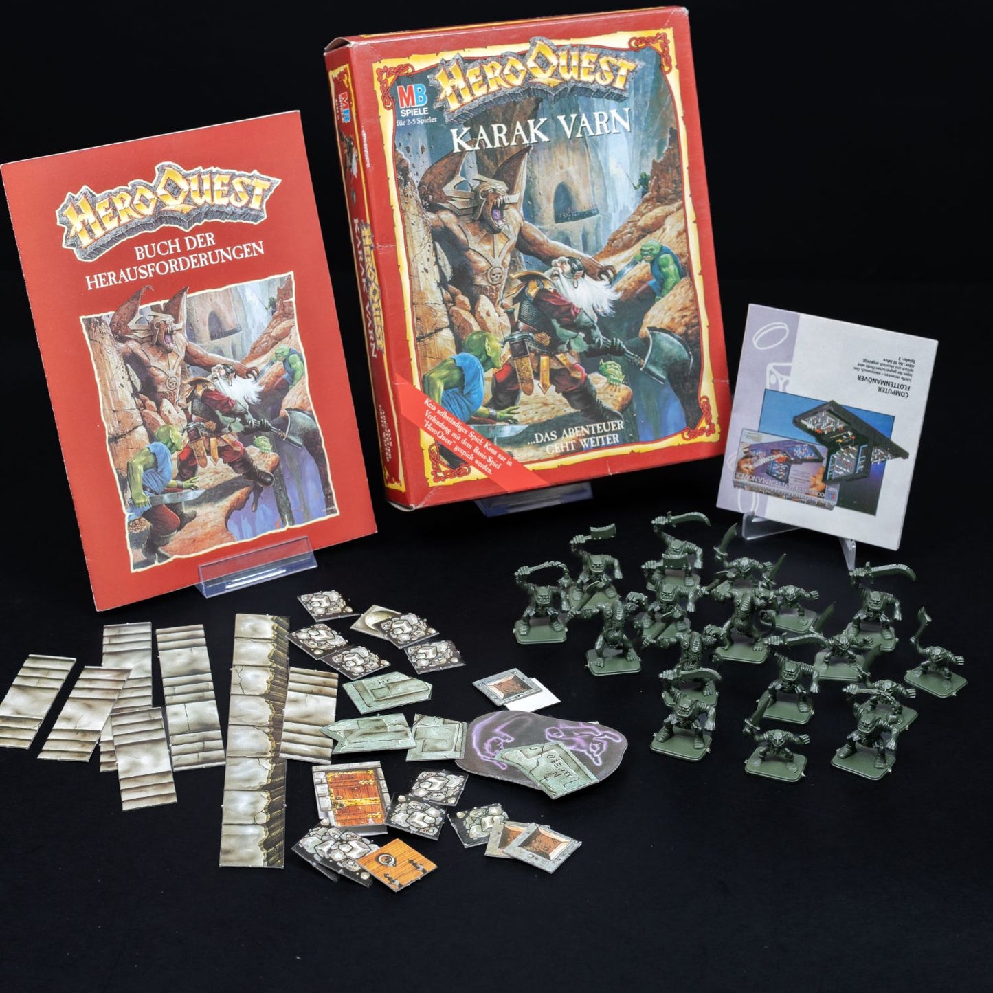 Hero Quest - Karak Varn Erweiterung - Vollständig & Unbemalt - Zustand Sehr Gut
