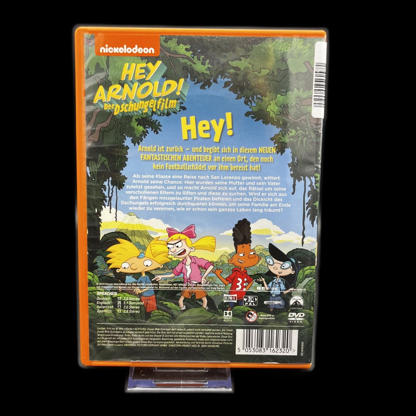 Hey Arnold - Der Dschungelfilm - DVD - Paramount - Sehr guter Zustand
