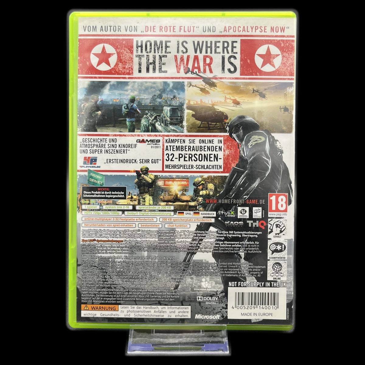 Homefront - Xbox 360 - Shooter - Uncut - Wendecover - OVP - deutsch - Gebraucht