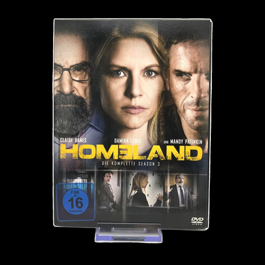Homeland - Die Komplette Season 3 - 12 Episoden auf 4 Discs - DVD - Gebraucht