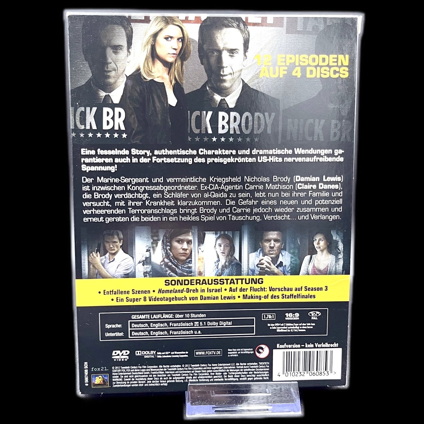 Homeland - Staffel 2 - 4 Discs - 12 Episoden - Thriller & Mystery - DVD