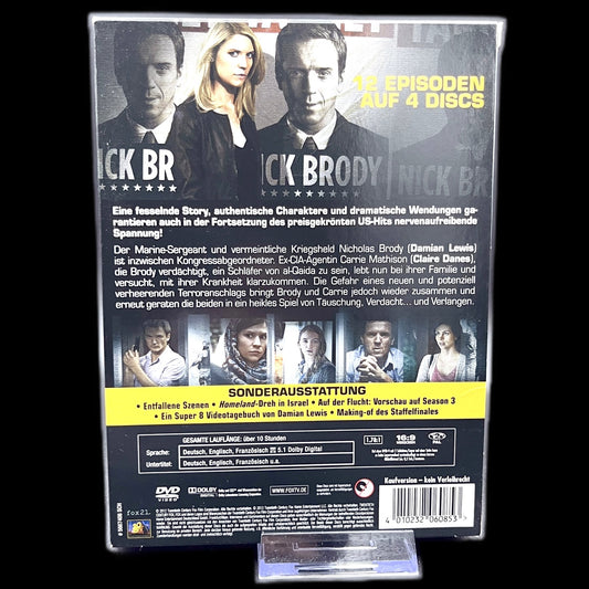 Homeland - Staffel 2 - 4 Discs - 12 Episoden - Thriller & Mystery - DVD