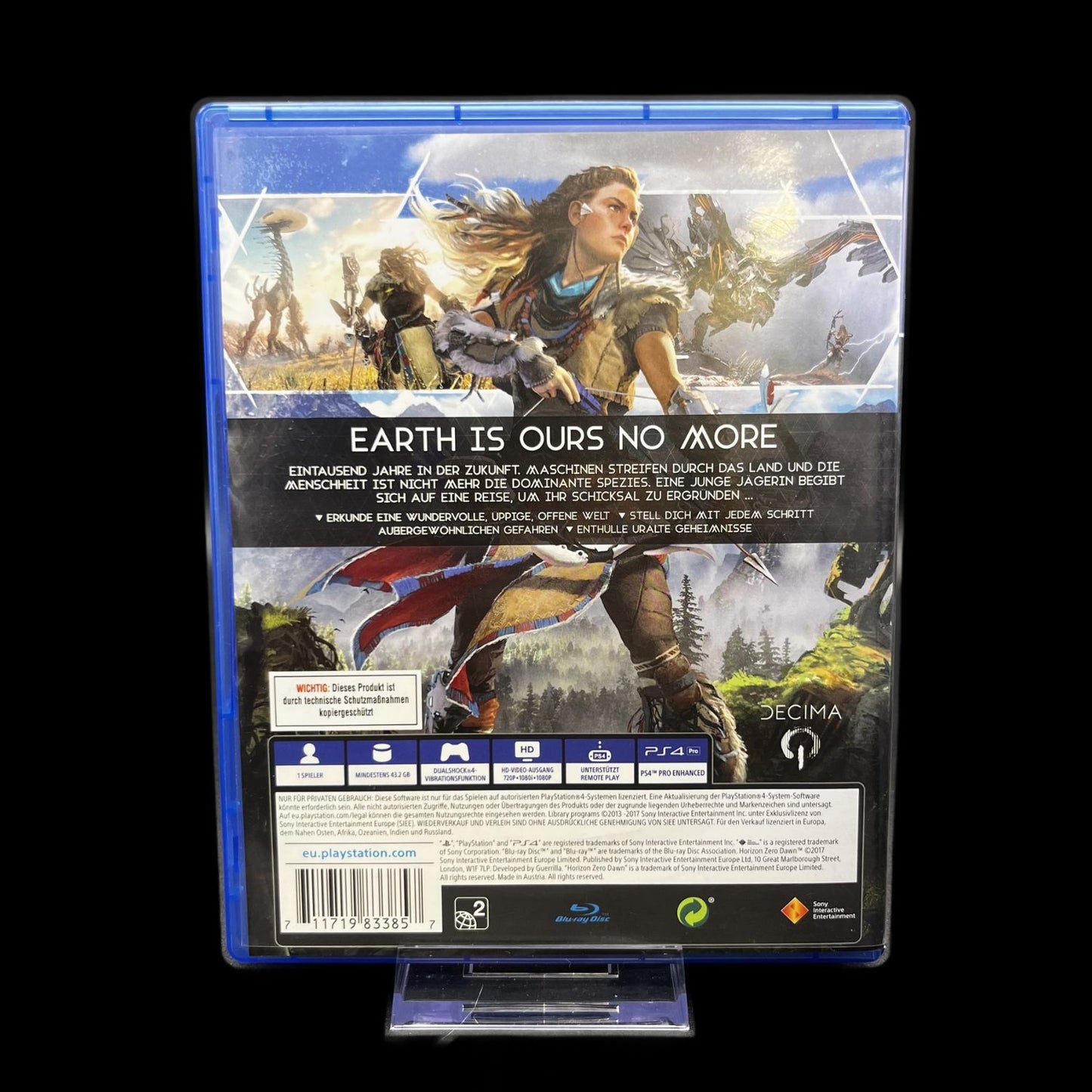 Playstation 4 PS4 - Horizon Zero Dawn - Cyberpunk Action- Zustand sehr gut