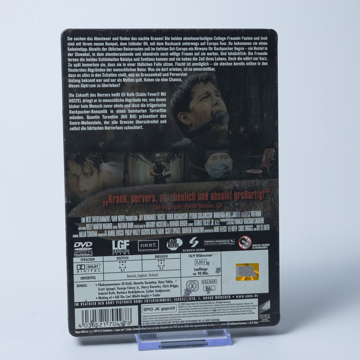 Hostel - Steelbook - Extended Version - Horror - DVD - Gore - Film - Gebraucht