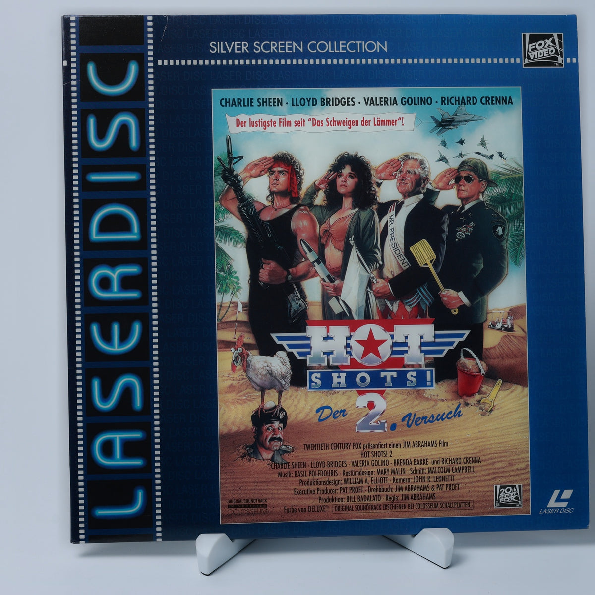 Hot Shots! 2 - Der 2. Versuch - Charlie Sheen - LaserDisc - Zustand Sehr Gut