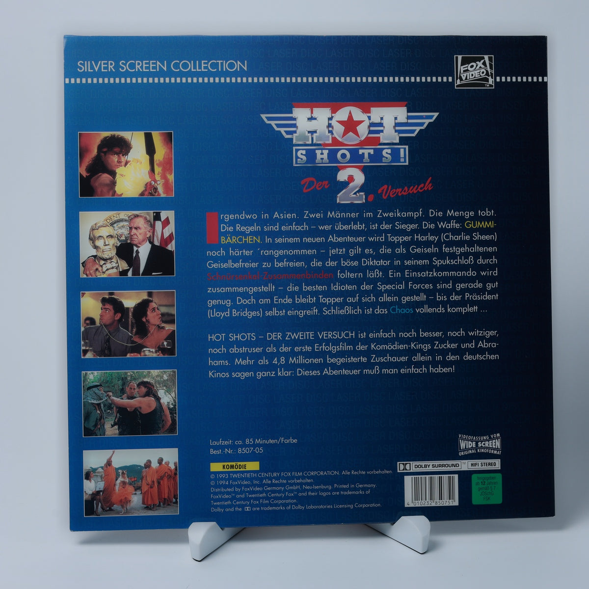 Hot Shots! 2 - Der 2. Versuch - Charlie Sheen - LaserDisc - Zustand Sehr Gut