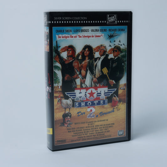 Hot Shots! der 2. Versuch - Charlie Sheen - 1993 - PAL - VHS - Zustand Gut