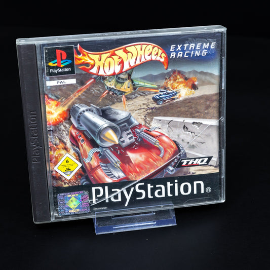 HotWheels Extreme Racing - Playstation PS1 PAL - Zustand Okay (Case beschädigt)