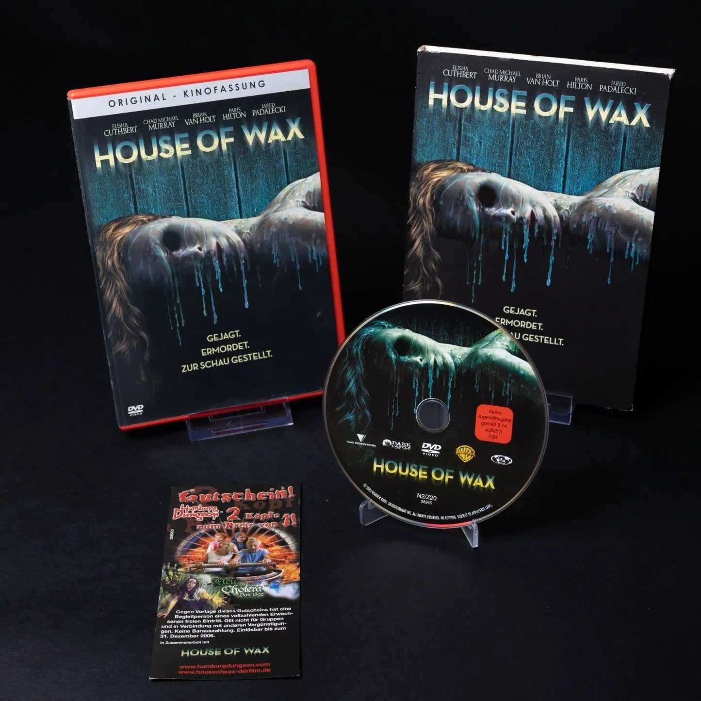 House of Wax - Horror/Splatter DVD mit Pappschuber - PAL - Zustand Sehr Gut