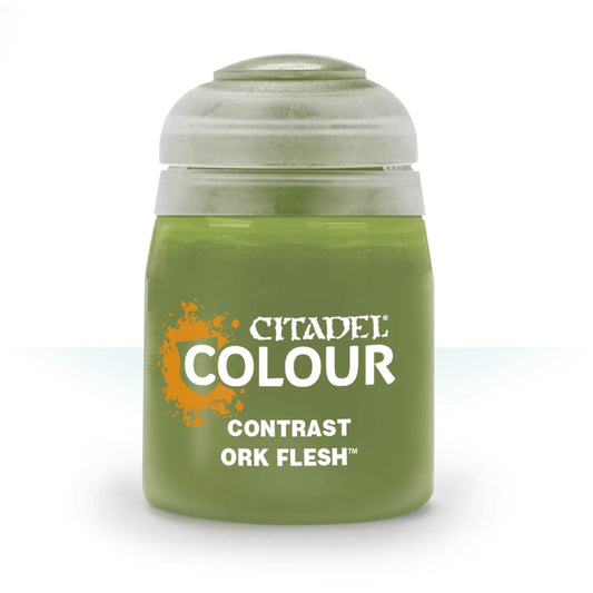 Games Workshop Contrast: Ork Flesh (18 ml) Warhammer Tabletop Farbe