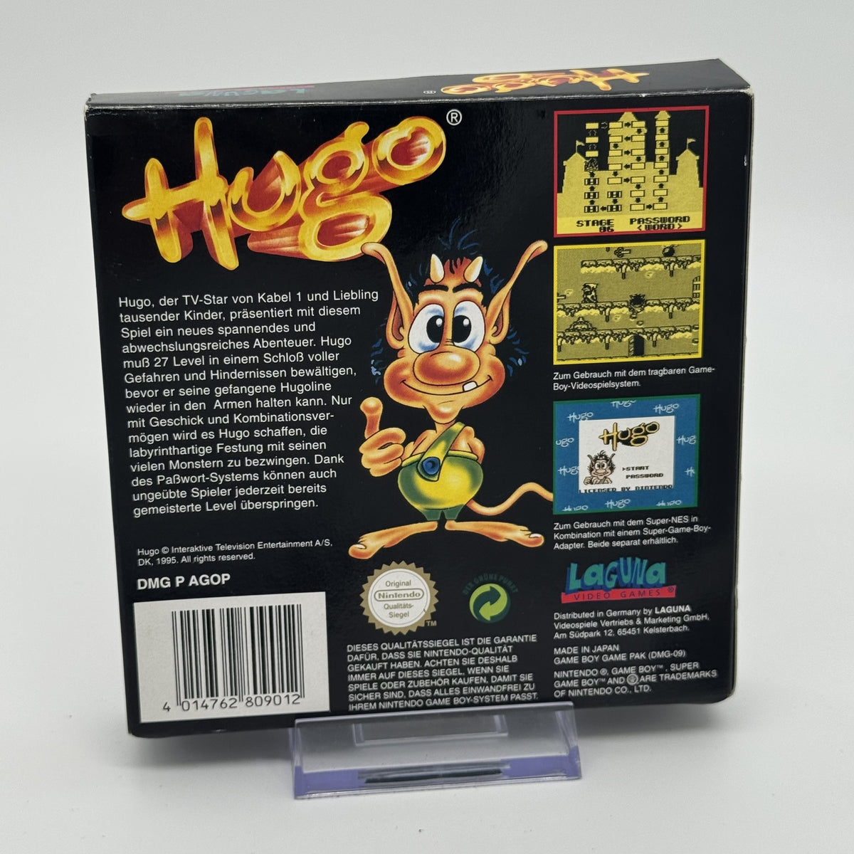 Hugo - Nintendo Gameboy Spiel - PAL/DE - Zustand Sehr Gut
