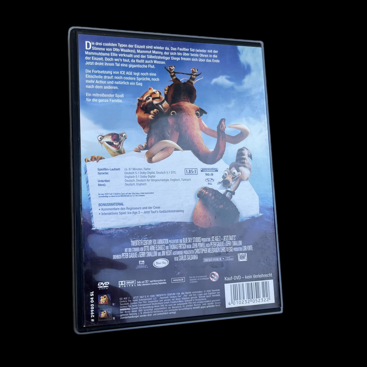 Ice Age 2: Jetzt taut's - Ice Age - Inklusive Bonus Fan CD - DVD - Gebraucht