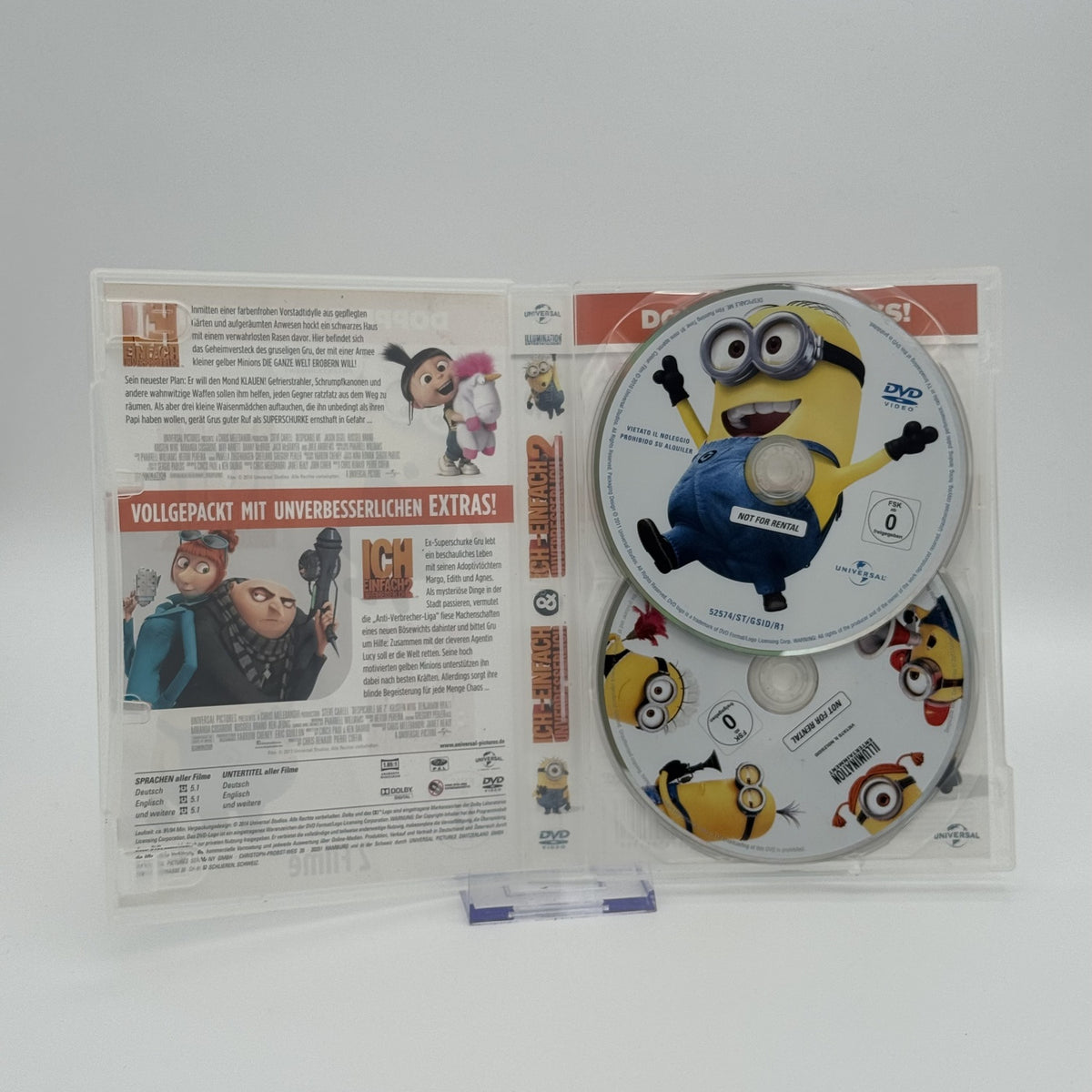 Ich - Einfach Unverbesserlich - 2 Filme auf DVD - DVD - Film - Zustand Sehr Gut