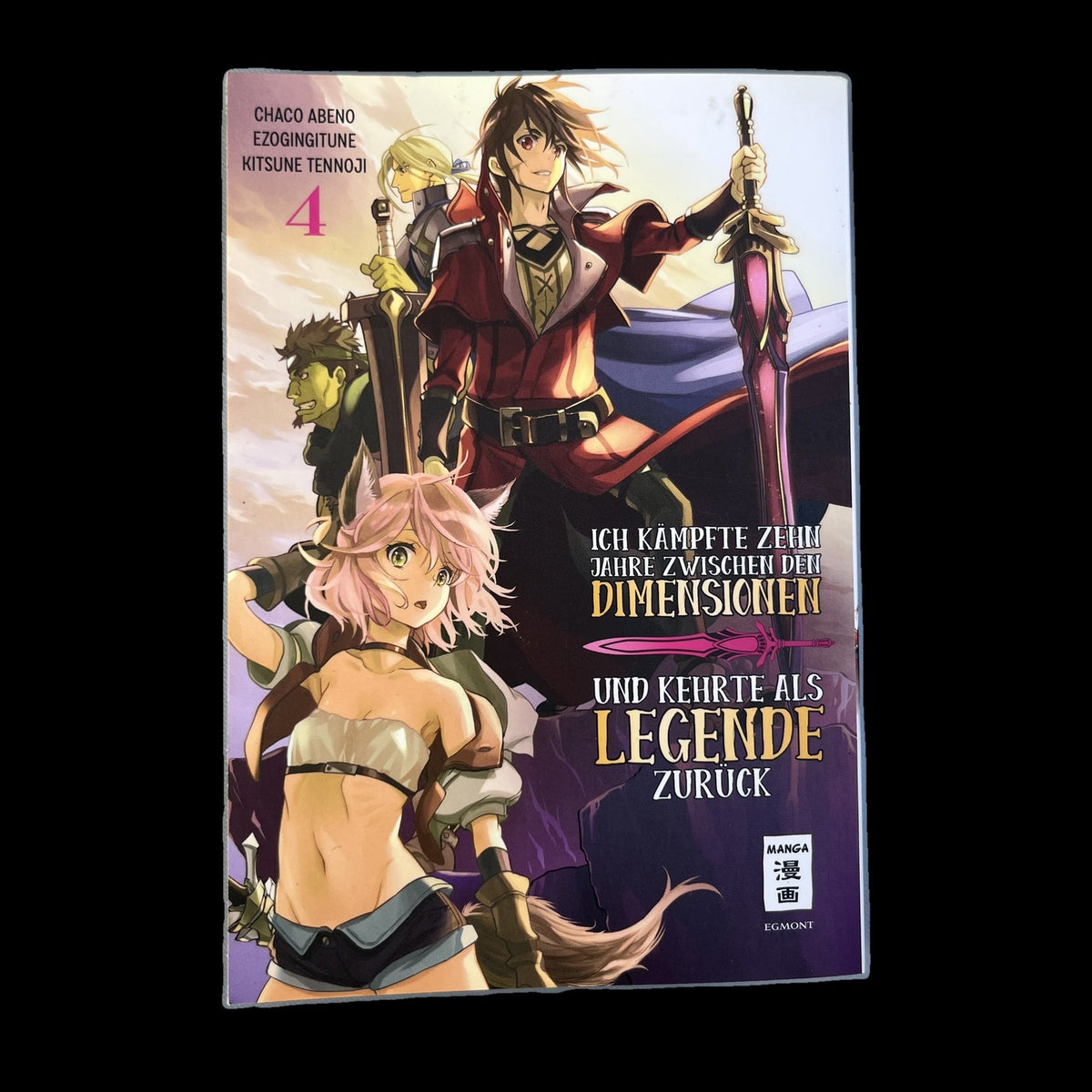 Ich kämpfte zehn Jahre - Band 4 - Egmont Manga - Deutsch - Fantasy - Schwarzweiß