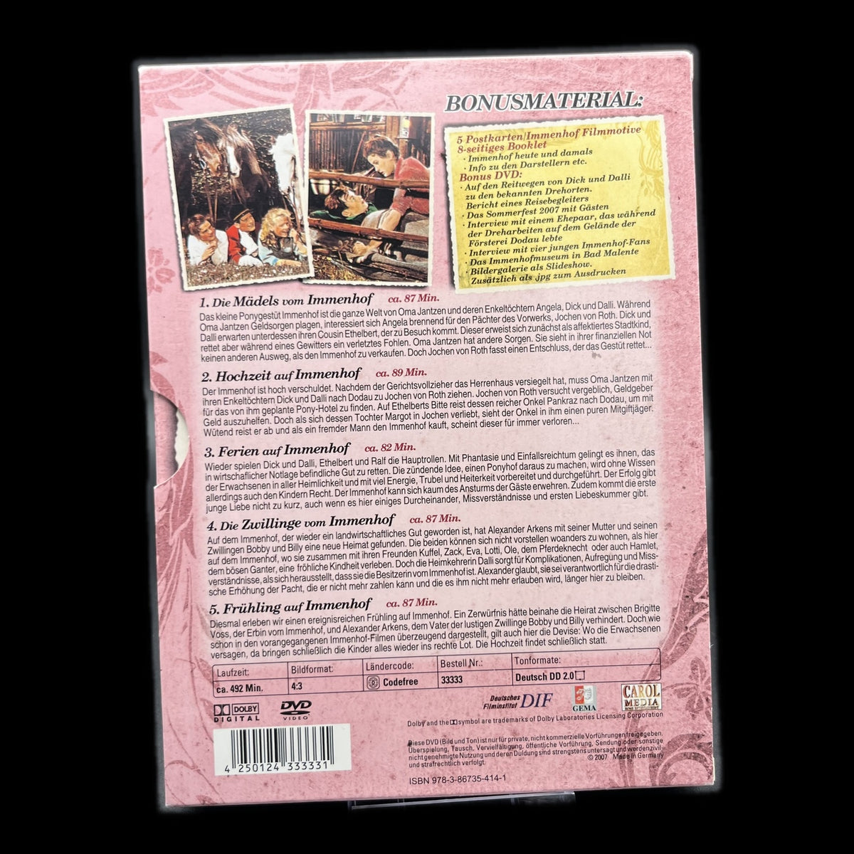 Immenhof - 5 Filme - inkl. 5 Postkarten & 8-seitigem Booklet - DVD - Gebraucht