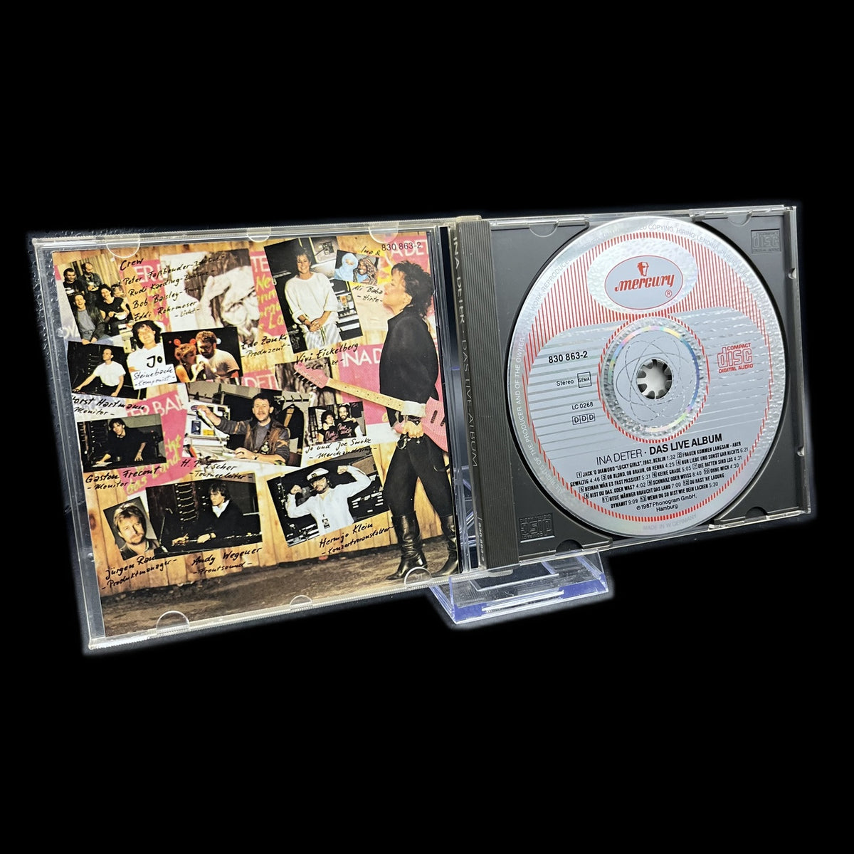 Ina Deter - Das Live-Album - 1987 - CD - Rock - Made in W.Germany - Gebraucht