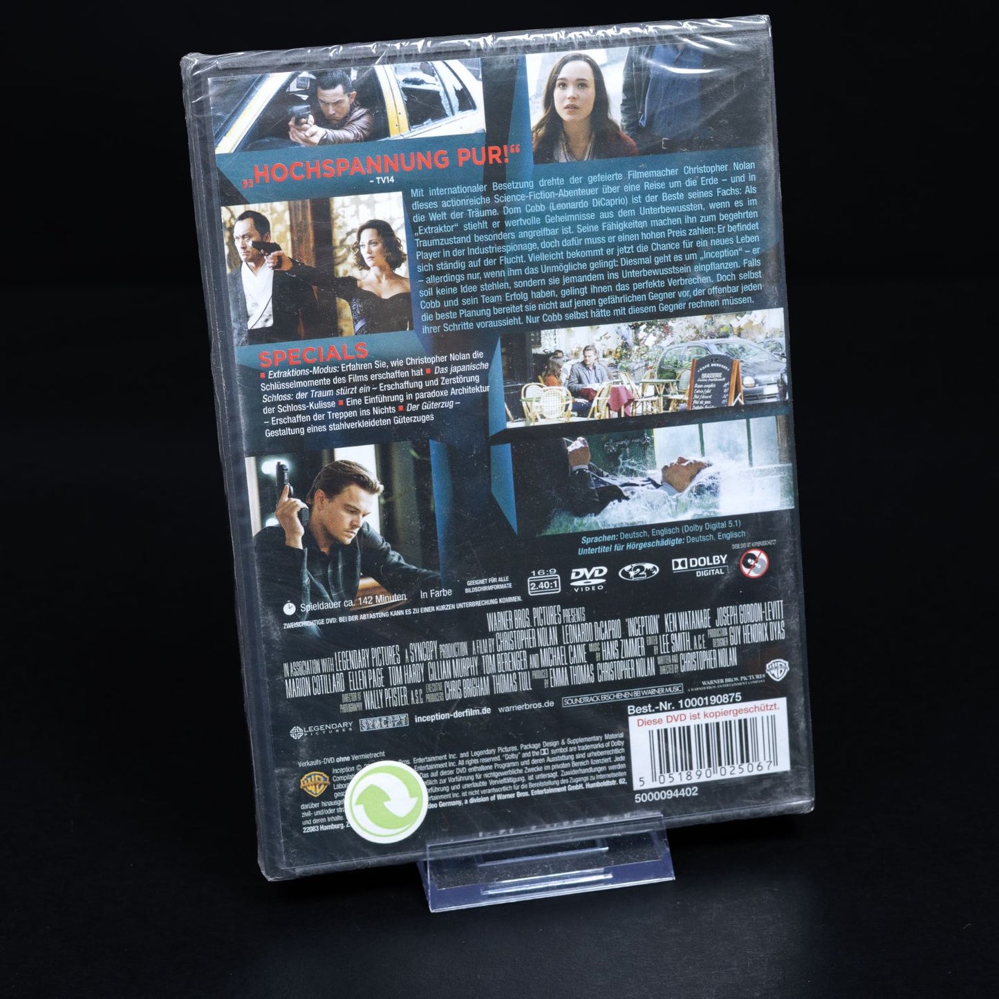 Inception - DVD - Christopher Nolan Film - Neu & Sealed / OVP